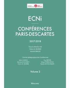 ECNi : Conférences Paris-Descartes Volume 2  2017-2018